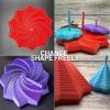 3D Printed Expanded Sensory Fidget Star with Honeycomb Texture - Focus & Anxiety Relief Tool for Adults & Teens, Unique Desk Gadget Gift view 4
