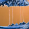 KHAOL Liquid Motion 3D Sandscape Moving Sand Art Ocean Dune Dynamic Sand Flow Art Modern Home Decor Relaxing Gift for Adults Office Desktop(Q) view 2