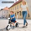 5-in-1 Toddler Tricycle with Lights & Music, Adjustable Push Kids Bike for 1-5 Year Olds, Toddler Balance Bike & Tricycle for Boys & Girls, Birthday Gift for 1 2 3 4 5 Year Old Kids (Black) view 4