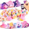 30 Pack Valentines Day Gifts for Kids with Galaxy Slime, Valentine Classroom Exchange Prizes, Slimes Stress Relief Fidget Toys, Valentines Party Favors, School Prize Rewards view 1