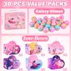 30 Pack Valentines Day Gifts for Kids with Galaxy Slime, Valentine Classroom Exchange Prizes, Slimes Stress Relief Fidget Toys, Valentines Party Favors, School Prize Rewards view 3