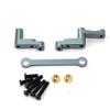 Compatible with MJX 16207 16208 16209 16210 H16 Metal Steering Assembly RC Car Connecting Rod Upgrade Parts 16430 Steering Group(Gray) view 1