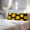 Cute Lemon Body Pillow Covers, Yellow Fruit Cartoon Pattern Soft Velvet Lumbar Pillow Cover with Zipper, Long Body Pillows Case Decorative for Bed Couch Headboard 20x54 Inch view 2