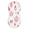 FRCSDIY Cups and Strawberries Burp Cloths Cotton Baby Washcloths,Large 22x11in Burping Cloth Absorbent and Soft for Newborn Baby Boys and Girls,2 Pack view 1