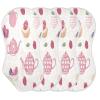 FRCSDIY Cups and Strawberries Burp Cloths Cotton Baby Washcloths,Large 22x11in Burping Cloth Absorbent and Soft for Newborn Baby Boys and Girls,2 Pack view 3