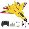 ANTSIR RC Plane F22 Raptor, Durable Foam Remote Control Airplane 2.4GHz with Smart Gyro/LED Lights/2 Rechargeable Batteries, RC Jet Glider Toy Gift for Kids Boys Girls Adults view 1