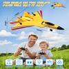 ANTSIR RC Plane F22 Raptor, Durable Foam Remote Control Airplane 2.4GHz with Smart Gyro/LED Lights/2 Rechargeable Batteries, RC Jet Glider Toy Gift for Kids Boys Girls Adults view 3