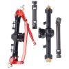 Aluminum Alloy Front Rear Axles Assembly Drive Shaft for Axial SCX24 90081 1/24 RC Car Upgrade Parts High Performance Durable Replacement Accessories (Black Red) view 4