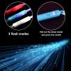 U-MOJOK 27 PCS Red Blue White Fiber Optic Wands Glow Sticks, Light Up Fiber Optic Lights Rod with 3 Light Modes, Sparklers Fireworks Sticks for July 4th, Wedding, Concerts, Neon Party Favors Supplies view 3