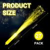 27 PCS Yellow Fiber Optic Wands Glow Sticks, Light Up Fiber Optic Lights Rod with 3 Light Modes, Sparklers Fireworks Sticks for Easter,Wedding,Concerts,Halloween,Christmas,New Year Party view 2