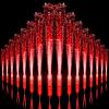 U-MOJOK 27 PCS Red Fiber Optic Wands Glow Sticks, Light Up Fiber Optic Lights Rod with 3 Light Modes, Sparklers Fireworks Sticks for July 4th, Concerts, Halloween,Christmas,New Year view 1