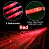 U-MOJOK 27 PCS Red Fiber Optic Wands Glow Sticks, Light Up Fiber Optic Lights Rod with 3 Light Modes, Sparklers Fireworks Sticks for July 4th, Concerts, Halloween,Christmas,New Year view 2