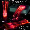 U-MOJOK 27 PCS Red Fiber Optic Wands Glow Sticks, Light Up Fiber Optic Lights Rod with 3 Light Modes, Sparklers Fireworks Sticks for July 4th, Concerts, Halloween,Christmas,New Year view 4