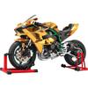 1/6 Scale Alloy Dynamic Motorcycle Model,Alloy Diecast Simulated Motorbike with Realistic Ignition, Smoke Spray, Sound & Light Effects for Adult Collectors view 2