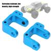 Aluminum Alloy Hub Knuckle Arm RC Accessory Fit 1-10 ECX 2 Wheel Drive RC Car Blue Silver Color 2X Hub Knuckle Arm 4X Nut 4X Sleeve Hobby RC Car Model (Blue ECX334001B) view 3