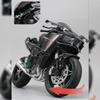 1/6 Scale Alloy Dynamic Motorcycle Model,Alloy Diecast Simulated Motorbike with Realistic Ignition, Smoke Spray, Sound & Light Effects for Adult Collectors view 3