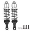 ALUMINUM ALLOY FRONT SHOCK STRUTS DAMPER IMPROVE STABILITY RC 1/10 ECX 2WD CAR MODEL BLUE BLACK (Silver B-ECX1095B) view 1