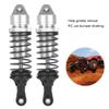 ALUMINUM ALLOY FRONT SHOCK STRUTS DAMPER IMPROVE STABILITY RC 1/10 ECX 2WD CAR MODEL BLUE BLACK (Silver B-ECX1095B) view 2