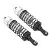 ALUMINUM ALLOY FRONT SHOCK STRUTS DAMPER IMPROVE STABILITY RC 1/10 ECX 2WD CAR MODEL BLUE BLACK (Silver B-ECX1095B) view 3