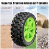1/8 Scale RC Off-Road Buggy Tires & Wheels with 17mm Hex Foam Inserts Included, Compatible with ARRMA Typhon, LOSI, KYOSHO & More (Set of 4) view 4