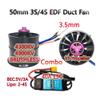 50mm 3-4S Brushless EDF Duct Fan with 11 Blade Propeller, 4900 kV/4300 KV Motor, 40 A/50 A Controller for RC Jet Replacement (Only 40A ESC) view 2