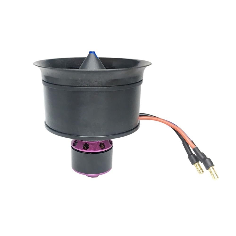 50mm 3-4S Brushless EDF Duct Fan with 11-Blade Propeller, 4900 kV/4300 KV Motor, 40 A/50 A Controller for RC Jet Replacement (Only 4900KV EDF)