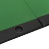 Gecheer Professional Poker Table with Casino-Grade Felt, Foldable Design, Built-in Cup Holders, Padded Rim, Steel Frame, Suitable for 10 Players view 4