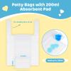 [36 Count] Disposable Potty Bags with Absorbent Pads, Leak-Proof Travel Potty Liners for Toddlers, No-Mess Potty Training Bags Compatible with OXO Tot 2-in-1 Go Potty & Most Potty Chairs view 2