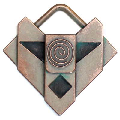 Atlantean Medallion Replica Fate of Atlantis Video Game (Fully Aged)