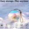 Crystal Ball Video Player, with Electronic Display Screen for uploading Videos and Photos, Crystal Ball Digital Photo Album (Blue) view 4