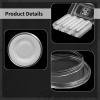 Acrylic Coin Storage Set With Silicone Foam Inserts, Round Display Holder With Foam Inserts, Protective Coin Container For Collectors view 2