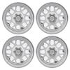 2.2 Inch Aluminum Alloy Wheel Hub 1/10 RC Car Upgrade Accessory SCX10 RR10 90048 Red Silver (Silver) view 1