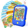 Kids Learning Tablet Bilingual, Montessori Educational Learning Toys for Toddlers 3-5 Year Olds, with 2000+ Words and Games, Autism Sensory Speech Therapy Toys, 3 4 5 6 Year Old Boy Girl Birthday Gift view 1