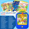 Kids Learning Tablet Bilingual, Montessori Educational Learning Toys for Toddlers 3-5 Year Olds, with 2000+ Words and Games, Autism Sensory Speech Therapy Toys, 3 4 5 6 Year Old Boy Girl Birthday Gift view 2