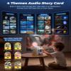 Story Projector Machine with 4 Story Cards, Earth, Ocean, Dinosaurs & Space, Built-in Audio Player, 9 Sleep Sounds & 5 NightLight, Dual Power, Toy Gift for Toddlers and Kids Girls Boys Ages 3+ view 2