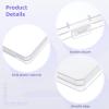 12 Clear Flat Breast Milk Freezer Organizers, 7.5 X 5.1 X 0.7 Inches, Space-Efficient Milk Storage Tray Set view 4