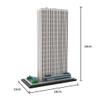 Architecture New York Skyscraper Landmark Building Bricks, 1:800 Modular Building Skyline Street View House Construction for Adult, Designed by SPBrix - 1017 Pieces view 2