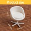 12 Miniature White ABS Chairs for 1:25 Scale Model Displays Craft Projects & Architectural Props Dollhouses Accessories view 4
