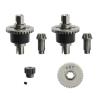 RC Parts Compatible with SCY 16101 16102 16103 16201 for Pro 1/16 Brushless RC Car Upgrades Parts Accessories Metal Differential and Gear Set view 3
