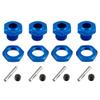 17mm Aluminum Wheel Hex Nut Upgrade Kit for Arrma Typhon 6S, Mojave, Felony, Infraction, Limitless - Replaces #ARAC9416, ARAC9763, ARA311035 (Blue) view 2