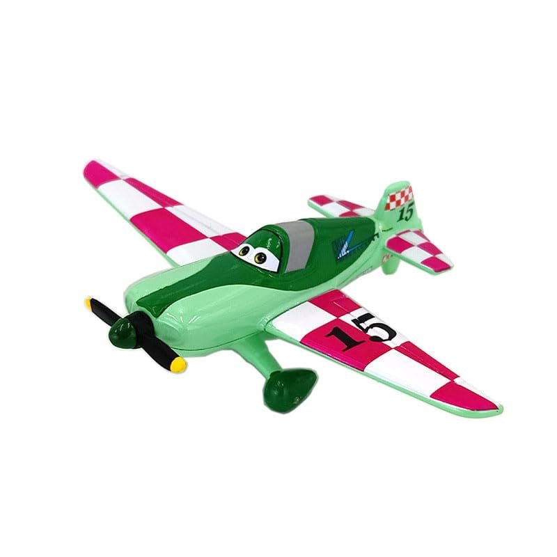 LATUROP 1 Pack Movie Toy Plane, No.7 Dusty and Skipper Airplane Model, Children Festival and Birthday Gift. (No.15 Toy Plane)