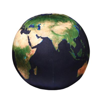 10.6 Planet Plush Soft Planet Plush Plush Pillow Toys Stuffed 3D Moon,Earth,Sun Plushie Doll Cute Solar System Planet Toy Gifts for Kids and Bedroom Sofa Home Decor (Earth-B)