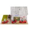 1/64 Scale Cars Display Case for Model Car Display and Storage, Stackable Garage with LED Light and Acrylic Cover for Hot Wheels & Matchbox Dioramas American Workshop view 1