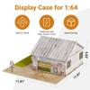 1/64 Scale Cars Display Case for Model Car Display and Storage, Stackable Garage with LED Light and Acrylic Cover for Hot Wheels & Matchbox Dioramas American Workshop view 2