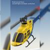 Xenotrix A60 1/42 Scale RC Helicopter, BELL206 90-Class 2.4G 4CH Single Rotor Flybarless Mini Remote Control Helicopter for Adults, with Optical Flow Altitude Hold (RTF Version/Yellow and Blue) view 4