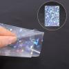 100pcs Holographic Card Sleeves, Pink Gravel Shape Kpop Photocard Photo Card Holder Sleeve Holographic Foil Protective Protector Cover for Trading Cards view 4