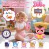 PAMOX Kids Toy Phones with 200+ Educational Puzzle Games, Dual Camera Child Smartphone for Boys Girls Age 3-12, 4" Touchscreen Learning Toys with Parental Control for Toddler Gift, Pink view 3