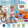 PAMOX Kids Toy Phones with Dual Camera, Learning Toys Phones Gifts for Kid 3-12 with 200+ Educational Puzzle Games, 4" Touchscreen Rechargeable Blue Child Smartphones with Parental Control view 3