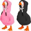 Desk Goose Outfits 7 inches Mini Desk Goose Clothing Desktop Goose Outfits Mini Porch Goose Hoodies Accessory 2 Pieces (Pink and Black) view 1