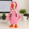 Desk Goose Outfits 7 inches Mini Desk Goose Clothing Desktop Goose Outfits Mini Porch Goose Hoodies Accessory 2 Pieces (Pink and Black) view 3
